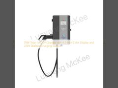 7KW Type 1 AC EV Charger with 4.3-inch Color Display and 220V Wallbox Charging Station