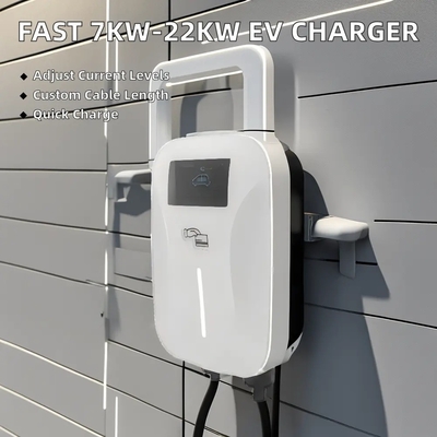 Un buon prezzo. 7KW 11KW 22KW caricabatterie GBT Tipo 1 Tipo 2 AC 220V 380V Wall-mounted Wallbox Car Home Ev Fast Charger in linea