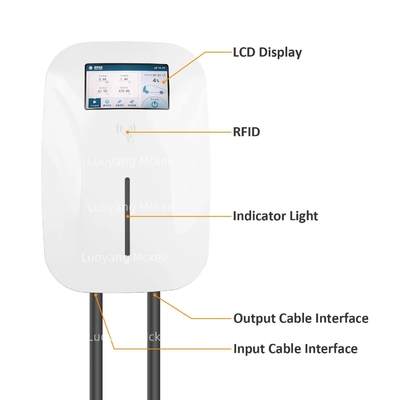 Un buon prezzo. Type 2 Wall Box 32A Accessoiri elettrici per auto a nuova energia Stazione di ricarica EV a ricarica rapida AC 22kw EV caricabatterie con bilanciamento del carico in linea