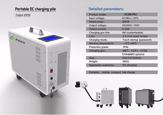 Un buon prezzo. Compattibile con RFID 20kw 220v Fast OCPP DC EV Car Charger Stazione di ricarica Chademo in linea