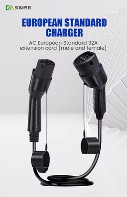 Un buon prezzo. Cable di ricarica per auto a doppia testa Eu Ac Ev 16A 32A 3.5Kw 7Kw Tipo 2 in linea