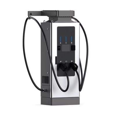 Un buon prezzo. Progettazione modulare ad alta potenza della stazione di ricarica EV montata a pavimento da 60 kW in linea