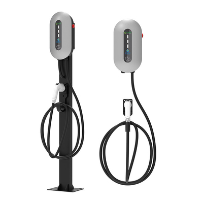 7KW/32A argento montaggio a parete / colonna carica veicoli elettrici pile carica veicoli elettrici