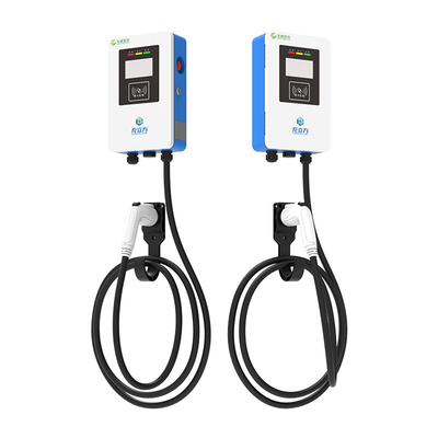 Un buon prezzo. 7KW/32A Piattaforma di ricarica per veicoli elettrici monocanestro montata a parete / post-tipo blu e bianco in linea