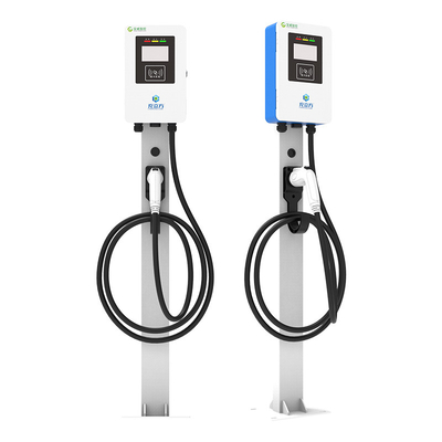 Un buon prezzo. 7KW 11KW 21KW Colonna blu e bianca / pianale monopistola del veicolo elettrico in linea
