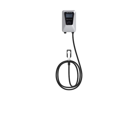 Un buon prezzo. 7KW 32A Colonna di argento montata a parete Tipo monopistola Veicolo elettrico in linea