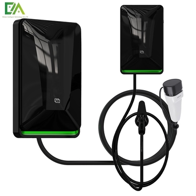 7KW 11KW 22KW Nuovo veicolo elettrico a parete nero a pistola singola piattaforma di ricarica AC / caricabatterie mobile