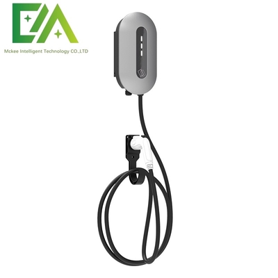 Un buon prezzo. 7KW 11KW 22KW Carro elettrico a parete in argento a pistola singola AC in linea