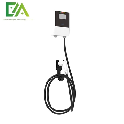 7KW 11KW 22KW Bianco Veicolo elettrico montato a parete Single Gun AC Charging Stack Household Portable Charger