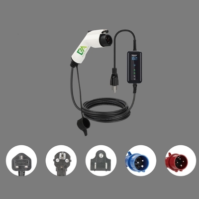 Un buon prezzo. Auto elettrica 16A 3.5KW corrente può essere commutata portabile EVSE caricabatterie elettrica in linea