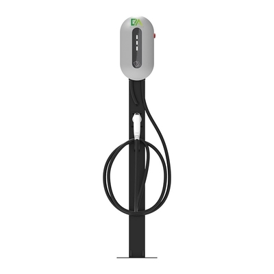 7KW 11KW 22KW Tipo colonna d'argento mono pistola veicolo elettrico AC pila di ricarica