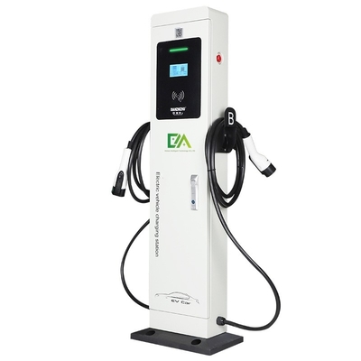Un buon prezzo. Tipo di pavimento / colonna stazione di ricarica rapida per veicoli elettrici a doppia canna AC / per veicoli elettrici per uso domestico commerciale in linea