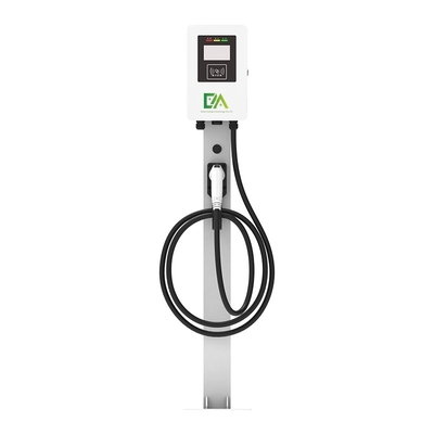 Un buon prezzo. Home 7KW 11KW 22KW 32A Tipo colonna bianca Single gun veicolo elettrico AC pila di ricarica in linea