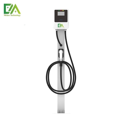 Un buon prezzo. White Household Commercial 7KW/11KW/22KW Single-gun Vertical Electric Vehicle AC Charging Stack in linea