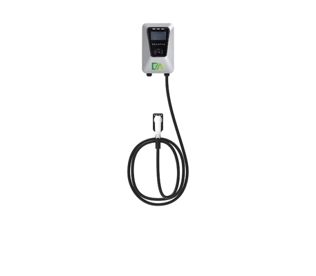 Un buon prezzo. Accessori di ricarica standard europei per veicoli elettrici 7kw schermo 4g connesso stazione di ricarica a corrente alternata a pistola singola in linea