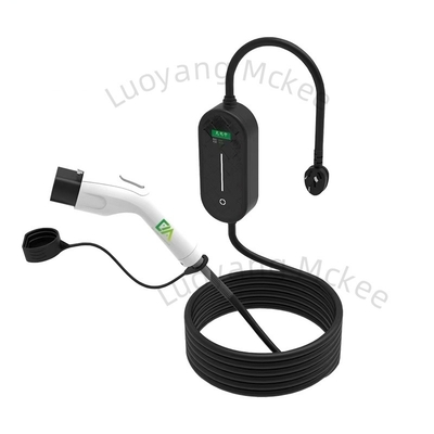 Un buon prezzo. Cable di ricarica per auto elettrica portatile tipo 2 16A 5M 3.68kw Cable di ricarica per auto elettrica regolabile Caricabatterie per auto elettrica con schermo in linea