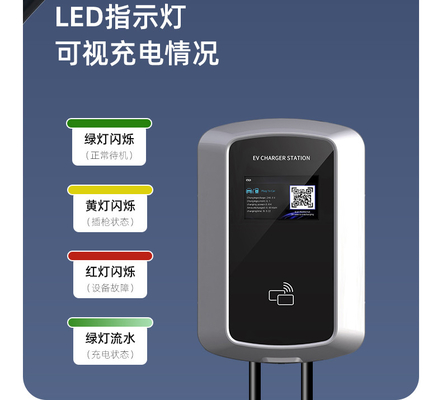 Un buon prezzo. Modalità 3 22KW 3 fasi European Standard Electric Vehicle Charger Tipo 2 Stazione di ricarica per veicoli elettrici Box di parete Stazione di ricarica elettrica AC in linea