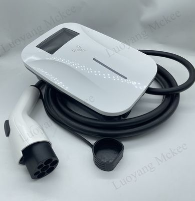 Un buon prezzo. Caricabatterie da parete AC per veicoli elettrici da 7kW, livello 2, con protezione IP65 e involucro in acciaio zincato per parcheggi residenziali e condivisi in linea