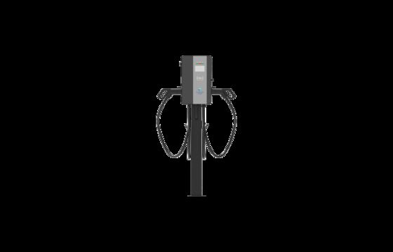 Caricabatterie per veicoli elettrici AC da 11*2 KW montato a parete con display a colori da 4,3 pollici per veicoli elettrici di tipo 1