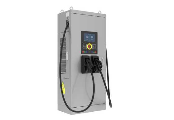 Un buon prezzo. Caricabatterie rapido DC per veicoli elettrici da esterno da 80KW con touchscreen LCD da 7 pollici per stazioni di ricarica per veicoli elettrici in linea
