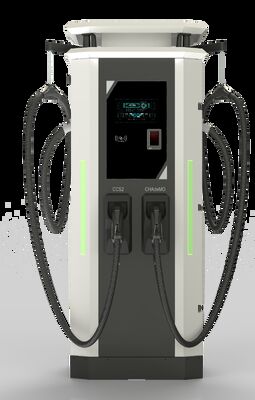 Aspetto di qualità industriale di prim'ordine, resistenza alle intemperie e funzionamento stabile e durevole
Caricabatterie per veicoli elettrici a doppia pistola da 80 kW