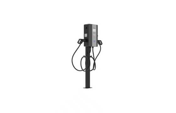 Un buon prezzo. 22kW Dual-gun AC Charging Stack, progettazione a prova di fulmine, sovratensione, sottotensione e altre protezioni di sicurezza, tipo colonna in linea