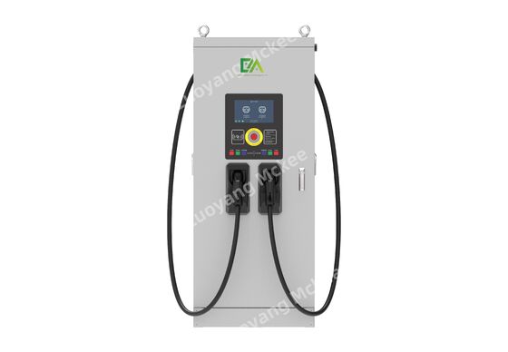 Un buon prezzo. Caricabatterie per veicoli elettrici DC Fast Dual-Gun da 60kW, grado di protezione IP54, dotato di touchscreen da 7 pollici, protocollo OCPP 1.6J e protezione di sicurezza completa. in linea