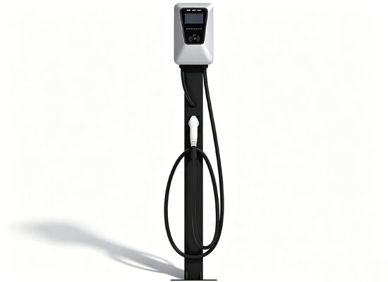 Caricabatterie CA EV da esterno da 7 kW IP55 32A Ampia temperatura Touch screen da 4,3 pollici Doppio supporto