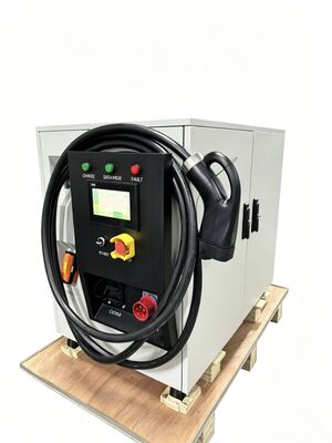 65kWh di sistema portatile di stoccaggio dell'energia, 60kW di caricabatterie mobile a corrente continua.