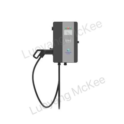 Un buon prezzo. Caricabatterie per veicoli elettrici a corrente alternata montate a parete per la casa da 7 kW, caricabatterie lente a pistola singola con protezione di sicurezza completa in linea