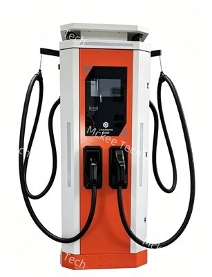 Per flotte commerciali Camion industriale pesante Stazione di ricarica rapida 60KW White Dew Series DC EV Charger Aria di raffreddamento IP54 OCPP1.6J 10 pollici touch screen