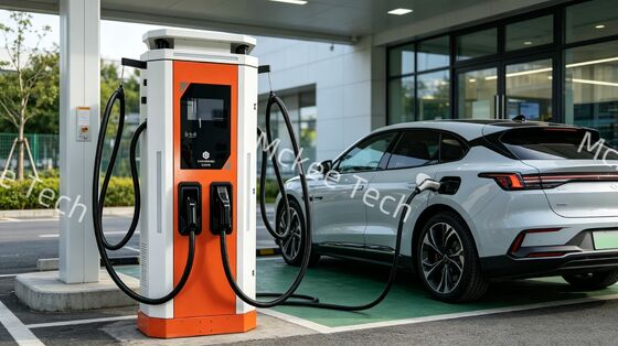 IP54 Protected Air Cooled 160KW White Dew Series DC EV Fast Charger OCPP1.6J Abilitato 10 pollici Touch Screen Stazione di ricarica per camion industriali pesanti Flotte commerciali