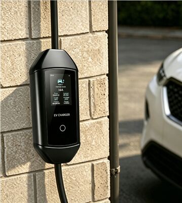 Un buon prezzo. McKee Q2 Portatile Tipo 1 Caricabatterie elettriche a corrente alternata da 1.92kW 6A a 16A 3.67 pollici LCD IP54 UL94 V0 85V a 265V Per la ricarica all'aperto a casa In linea