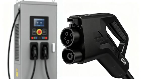 Stazione di Ricarica Rapida Commerciale Serie McKee Minor Snow CLF 240KW DC EV Charger CCS1 3 Fasi AC380V Raffreddamento ad Aria IP54 Touch Screen da 10 Pollici OCPP1.6J