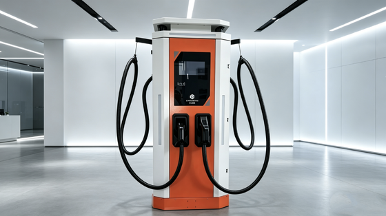 Un buon prezzo. Serie Rugiada Bianca CLF-DC-240 Stazione di Ricarica Rapida DC a Prova di Spruzzo di Sale 240KW Connettore Tipo2 3Fasi AC380V Raffreddamento ad Aria IP54 OCPP1.6J Touch Screen da 10 Pollici Cavo da 5m In linea