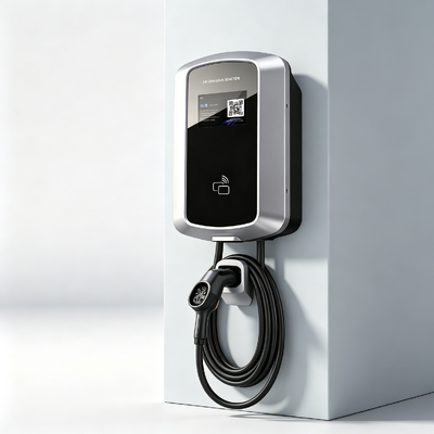 Un buon prezzo. Stazione di ricarica per veicoli elettrici J8 compatibile con Tipo 1, anti-salsedine, montaggio a parete o a colonna, caricatore AC 7,6 kW 32 A 85 V-265 V IP54, display LCD da 5,64 pollici, per uso residenziale e commerciale In linea
