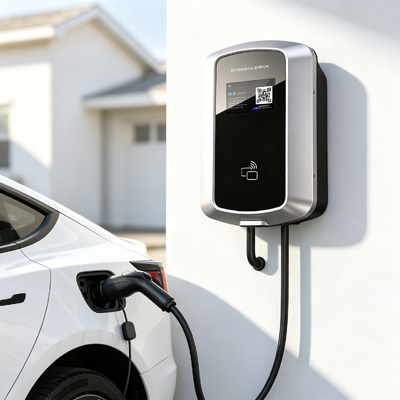 Un buon prezzo. Stazione di ricarica per auto elettriche J8 anti-nebbia salina, montaggio a parete o a colonna, caricatore EV Tipo 1, 11,5 kW, 48 A, 85 V-265 V, IP54, display LCD da 5,64 pollici, applicazione residenziale e commerciale In linea