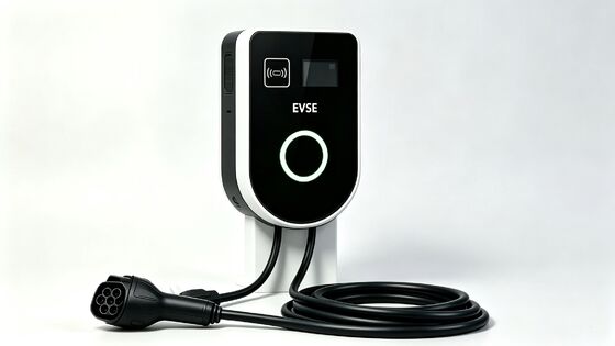 Un buon prezzo. Stazione di ricarica AC a forma di U per veicoli elettrici, montaggio a parete o a colonna, tipo US 1, 9.6kW, 40A, 85V-265V, IP54, display LCD da 4,59 pollici, protezione multipla completa per la ricarica dei veicoli elettrici In linea