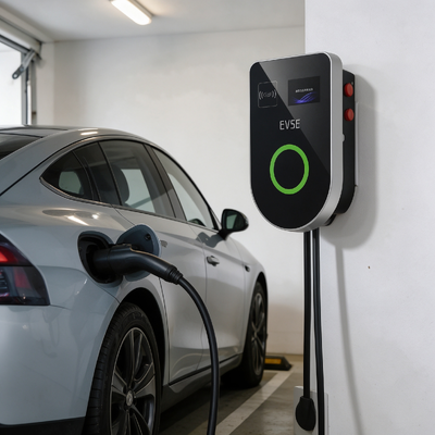 Un buon prezzo. EVSE U Shaped AC Charging Station US Type1 11.5kW 48A 85V 265V IP54 4.59 Inch LCD Screen Integrated In Full Multi Safety Protective Wall Column Montable In linea