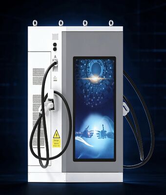 Un buon prezzo. CLF DC 60 Commercial Fast Charging Station 60kW DC EV Charger Air Cooling IP54 OCPP1.6J 55 pollici schermo LCD pubblicitario Multi Connector Design In linea